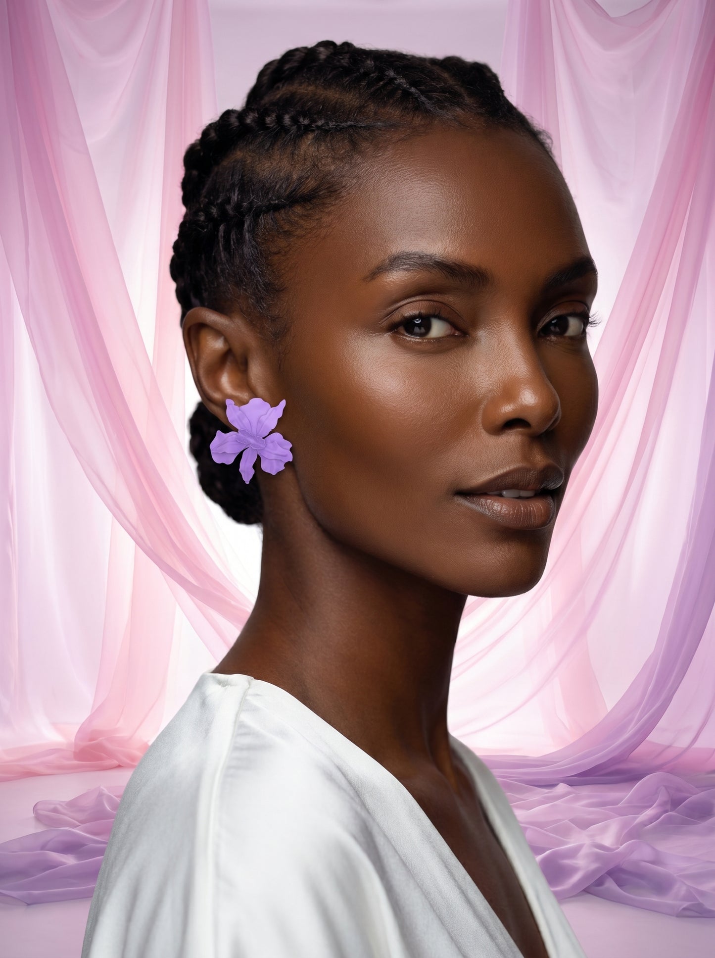 Soft Purple Shade Earrings