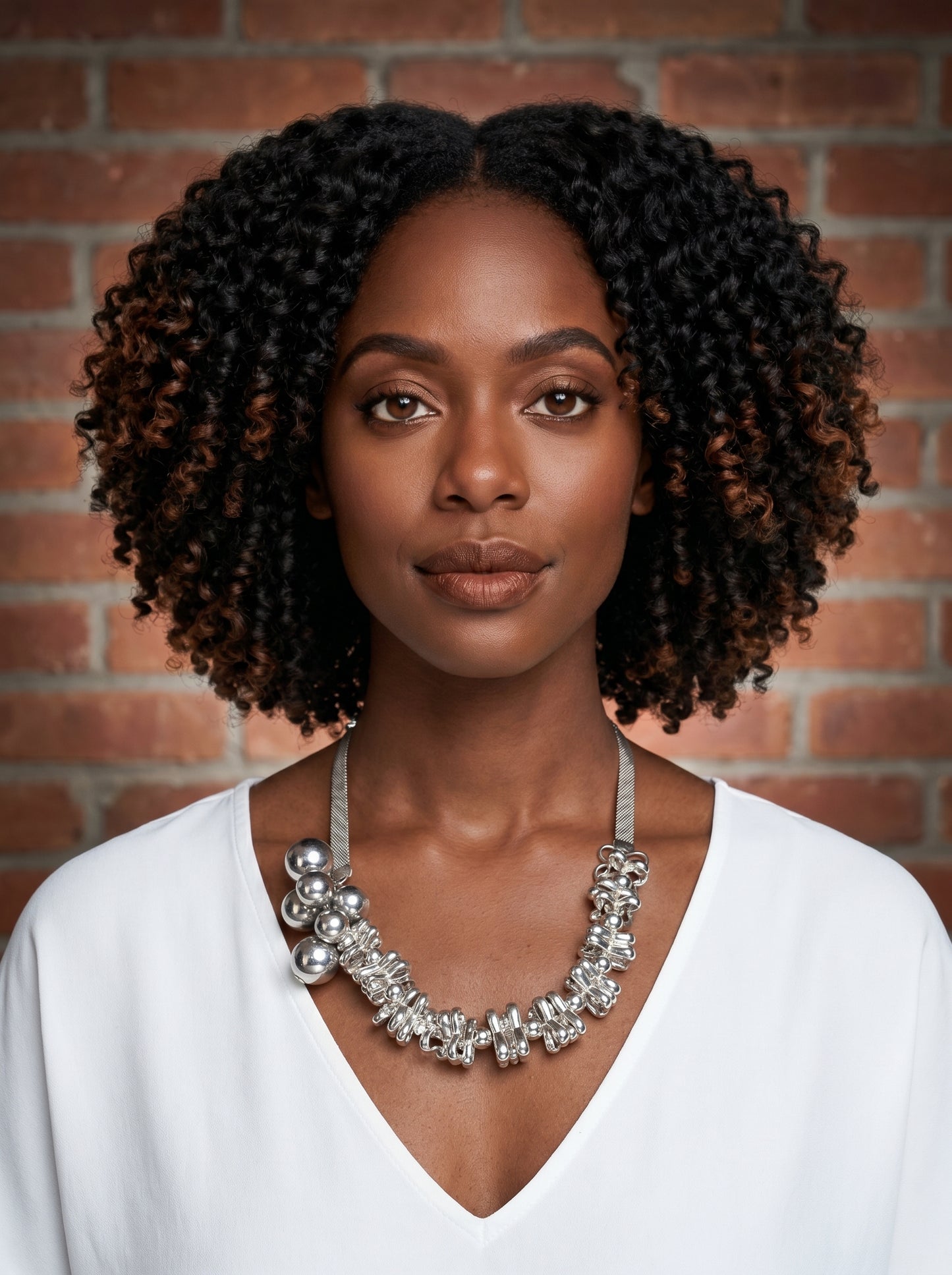 Silver Luxe Statement Necklace