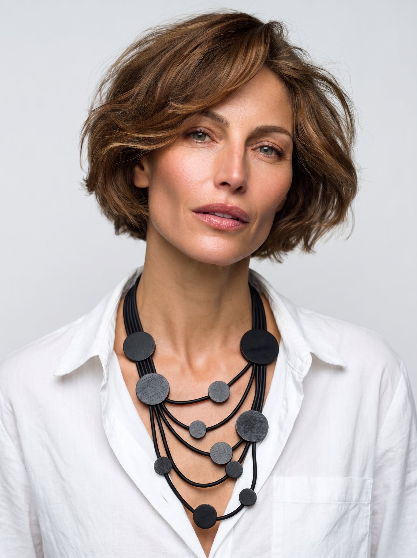 Multi-Layer Black Necklace